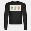 Crop Top Unisex Manga Larga Miniatura