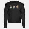 Crop Top Unisex Manga Larga Miniatura